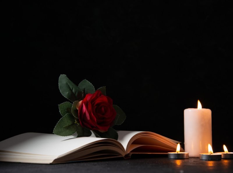 funeral rose